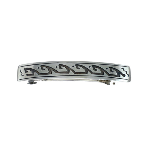 Native American Genuine Sterling Silver Hair Barrett NN20417